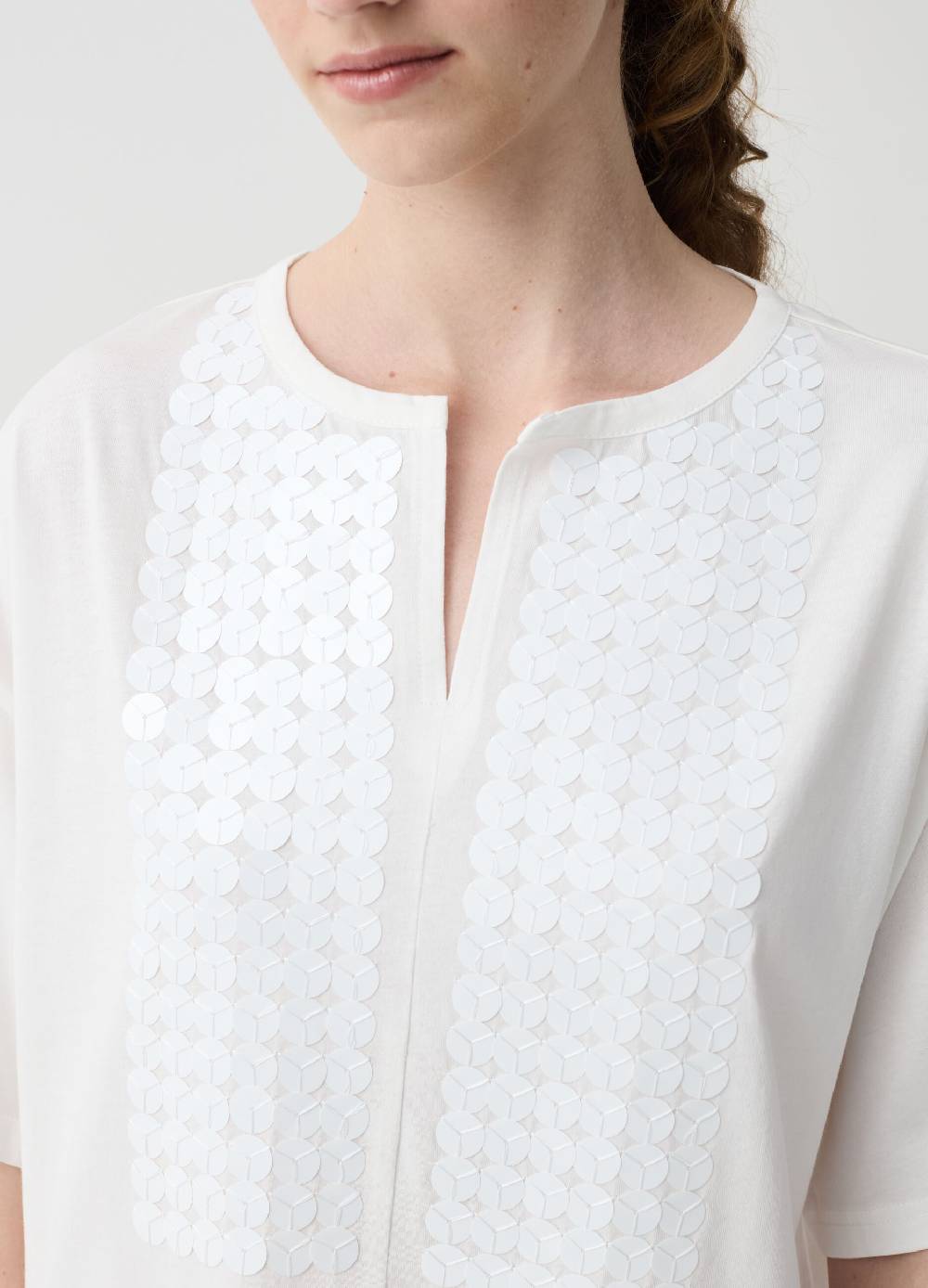 Ovs T-shirt con paillettes maniche a kimono Promozione