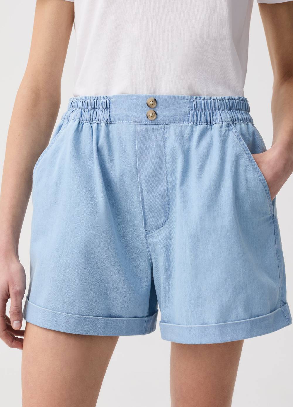 Ovs Shorts in denim fluido con tasche Soddisfazione Garantita