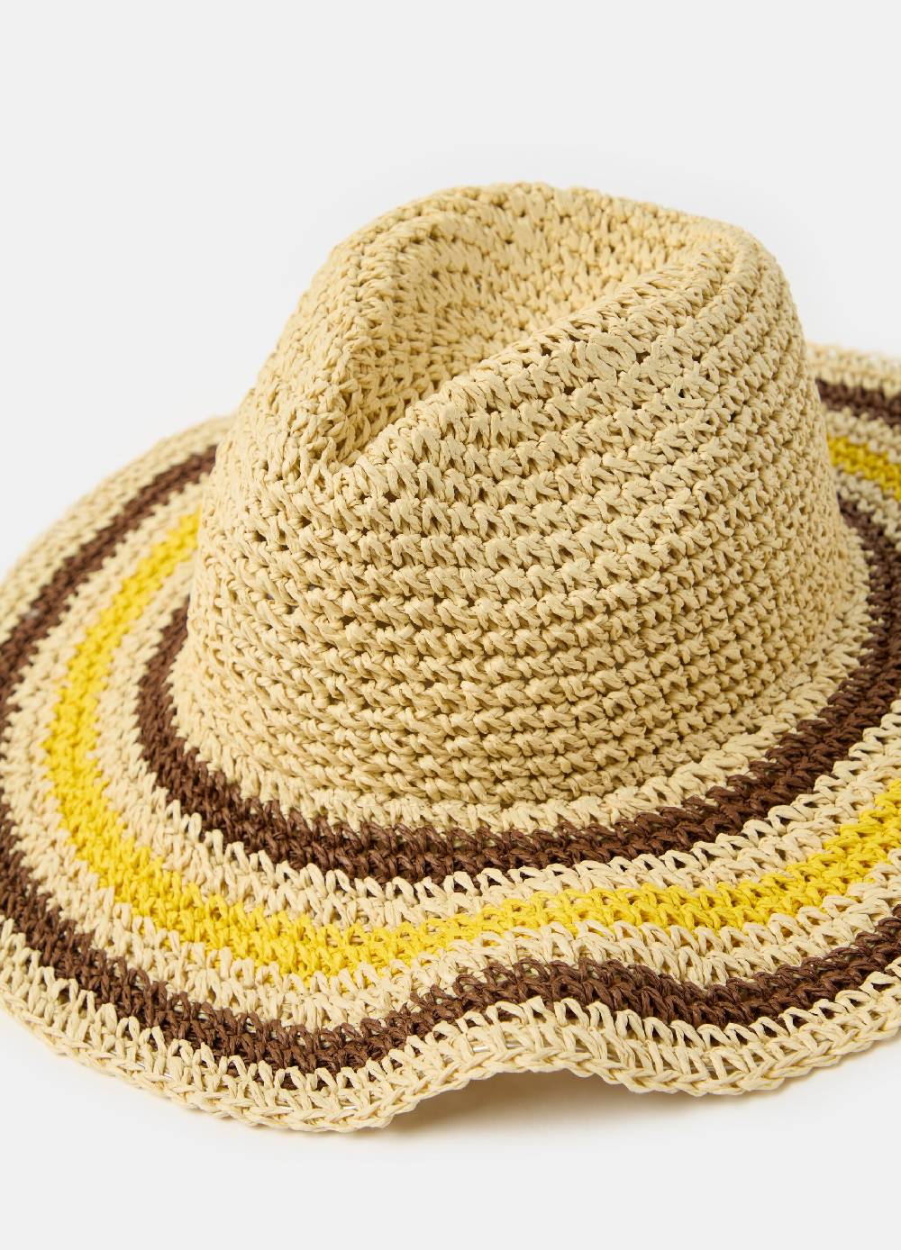 Ovs Cappello di paglia con dettaglio a righe Promozione Limitata