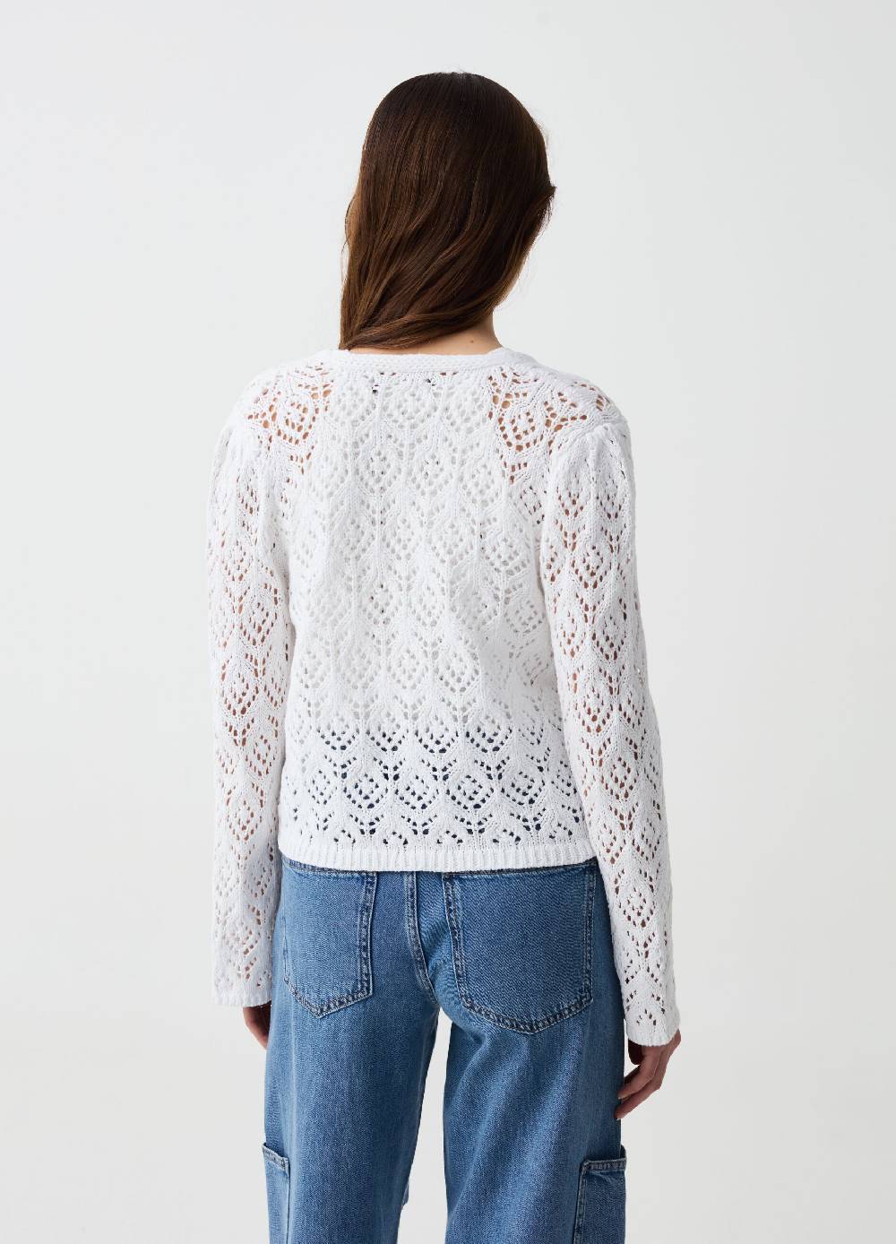 Ovs Cardigan crochet con laccetto Convenienza