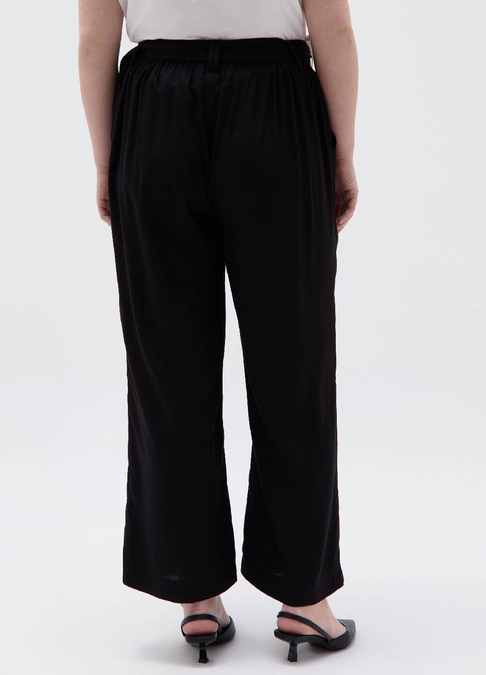 Ovs Pantalone wide leg con cintura Curvy Novità