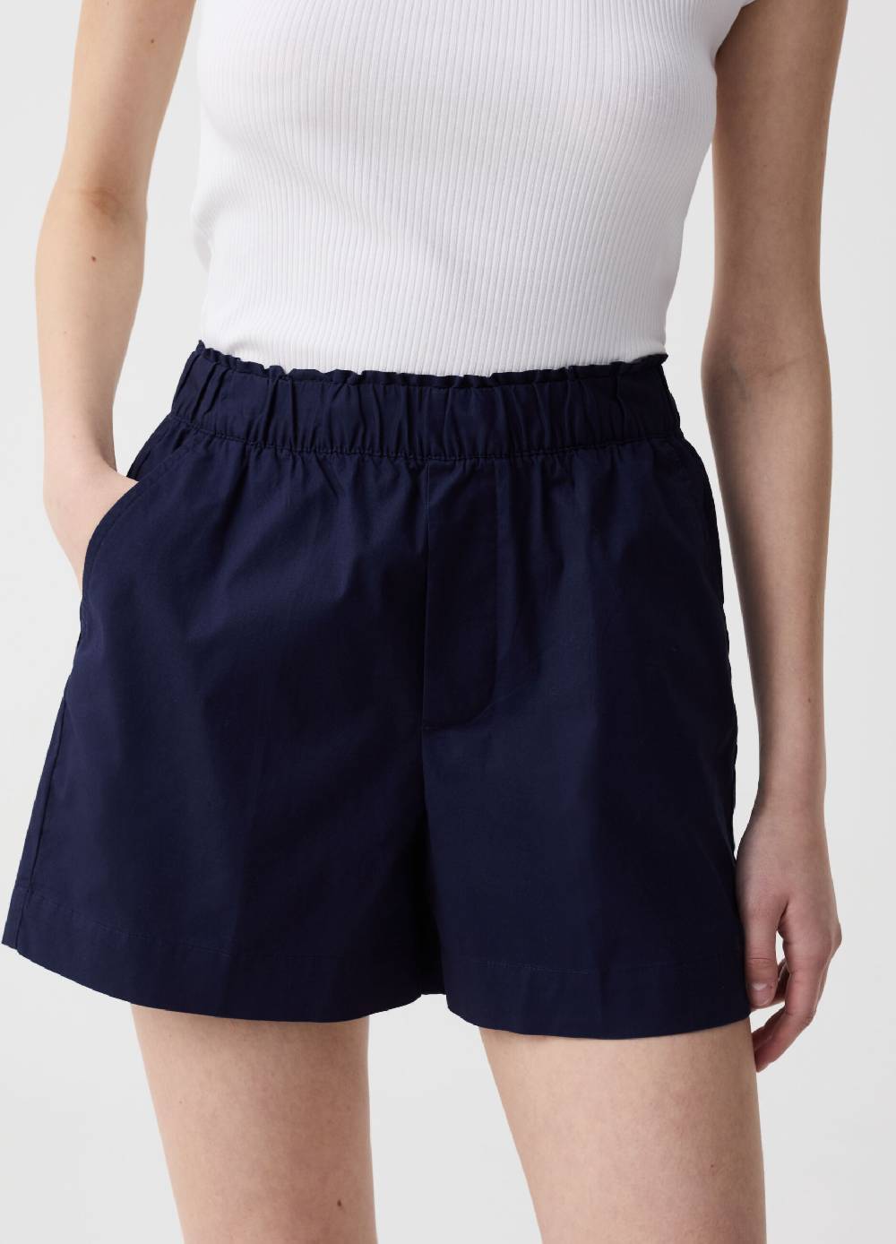 Ovs Shorts pull on in cotone stretch Vendita Economica