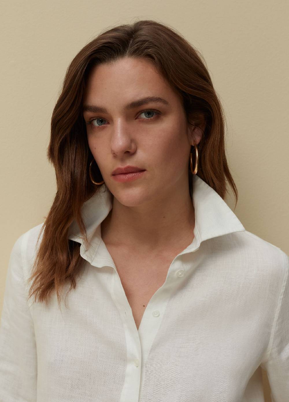 Ovs Camicia in lino tinta unita Pezzi Unici