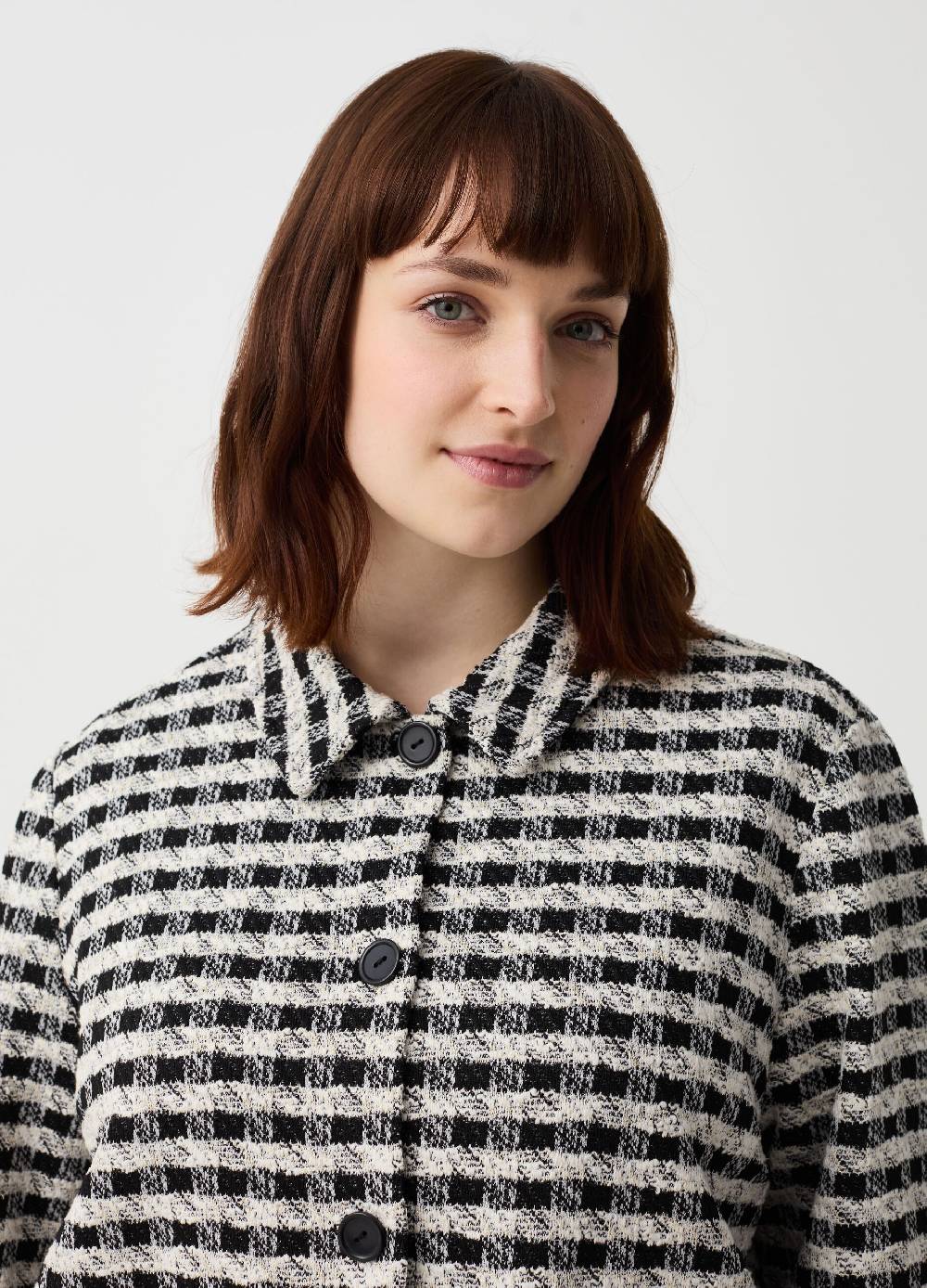 Ovs Giacca corta effetto tweed Curvy Soddisfazione Garantita