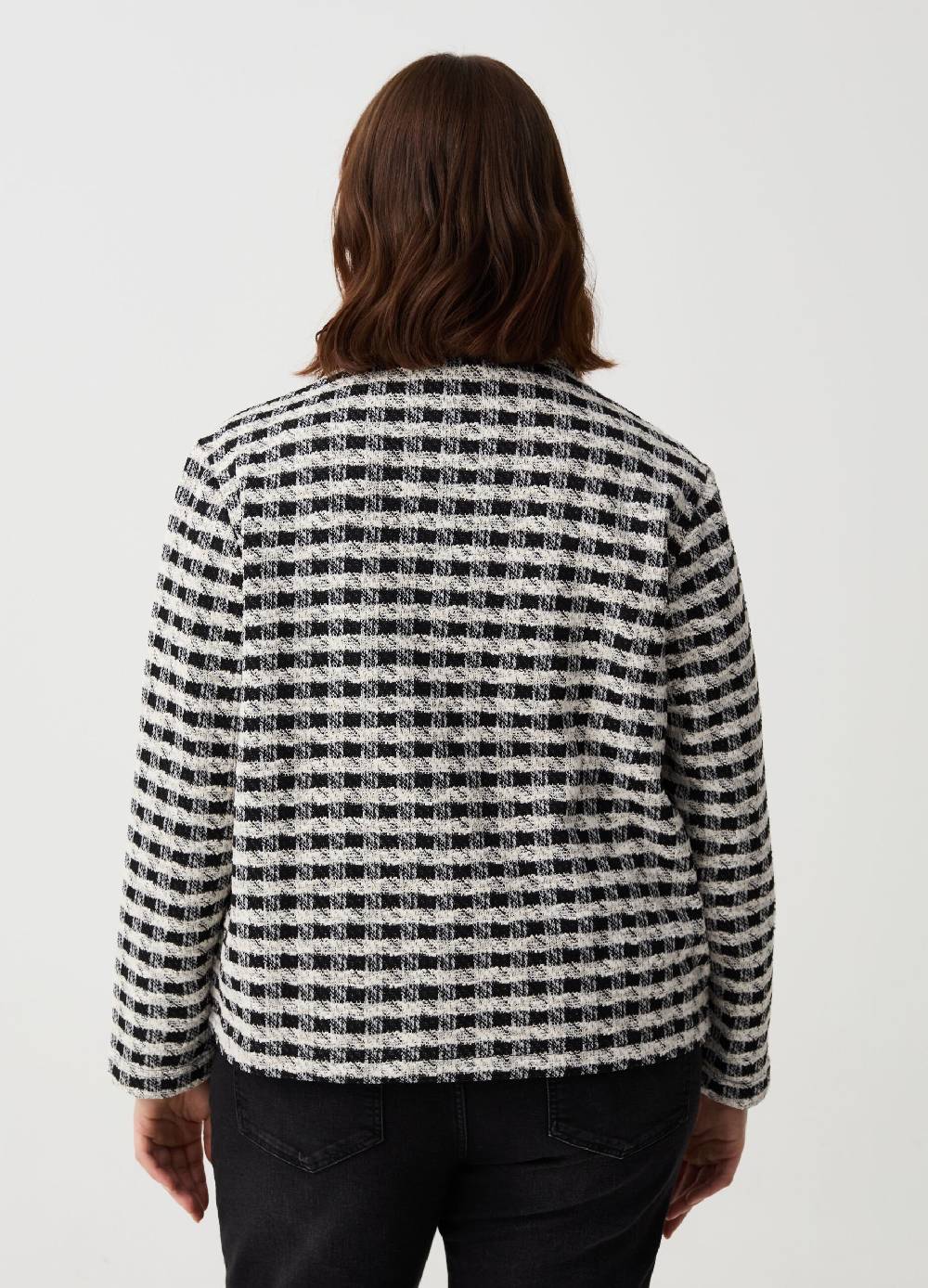 Ovs Giacca corta effetto tweed Curvy Soddisfazione Garantita