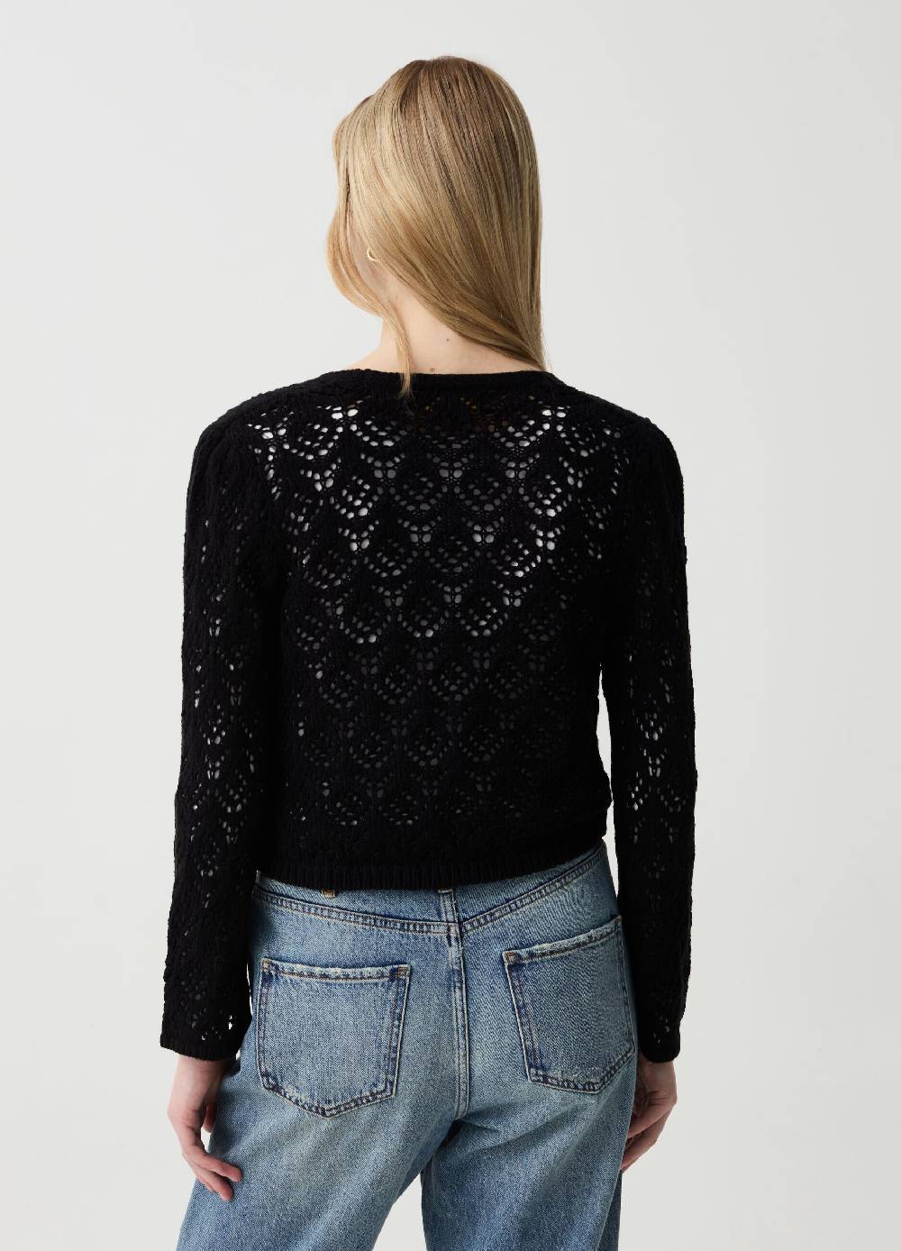 Ovs Cardigan crochet con laccetto Novità