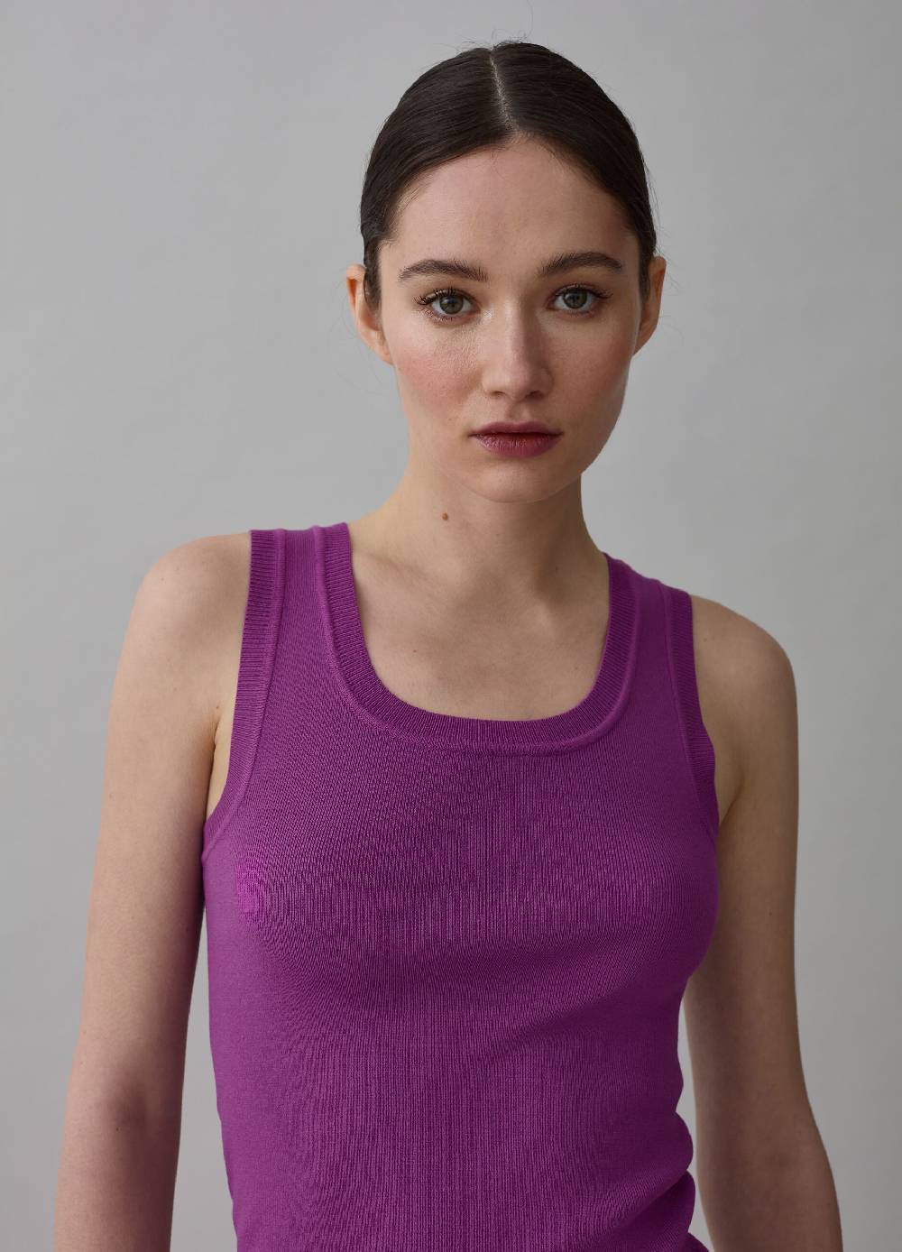 Ovs Tank top a costine con scollo rotondo Hotsell