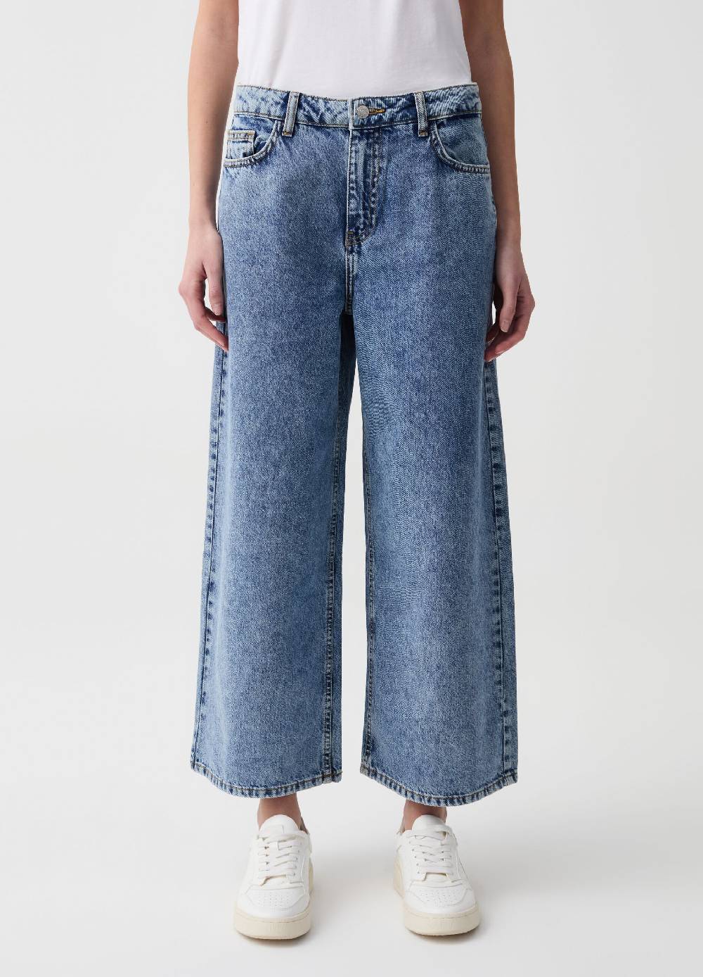 Ovs Jeans cropped wide leg Italy