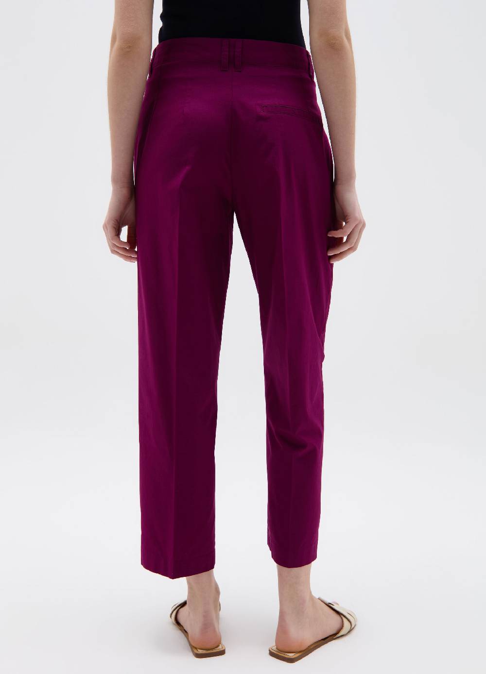 Ovs Pantalone a sigaretta crop con pinces Hotsell