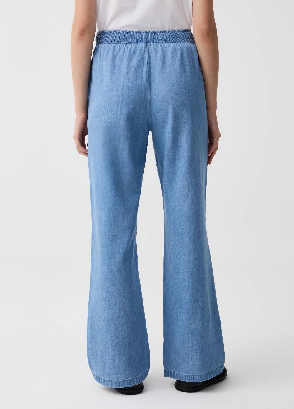 Ovs Joggers wide leg effetto denim Promozione Limitata