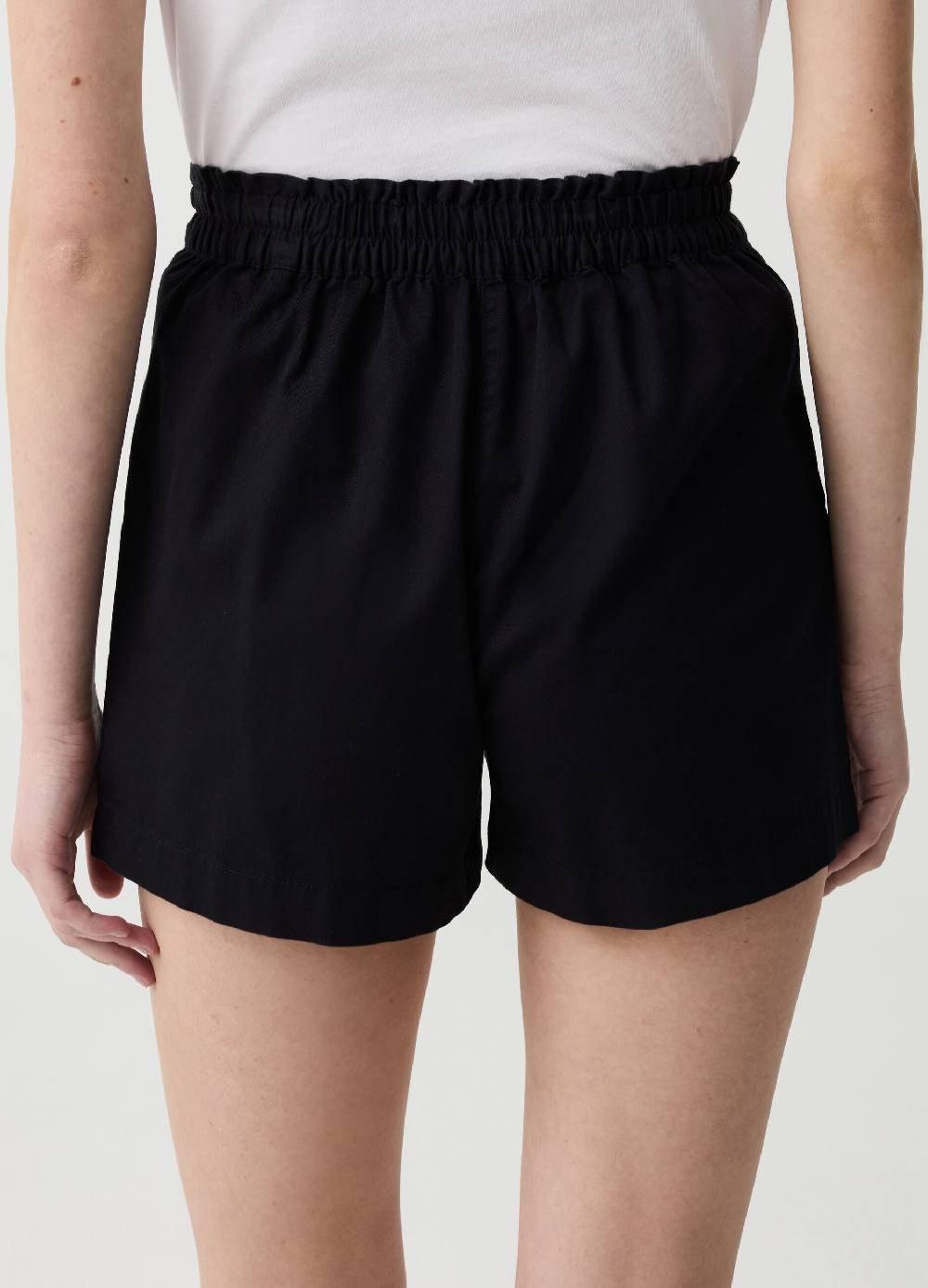 Ovs Shorts in denim fluido con cintura Economico