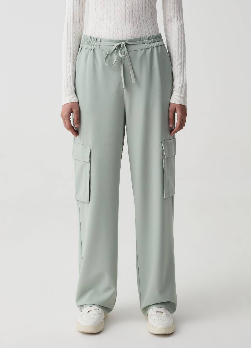 Ovs Joggers cargo in viscosa sostenibile Outlet