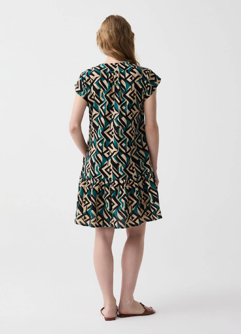 Ovs Vestito corto con balza Offerte