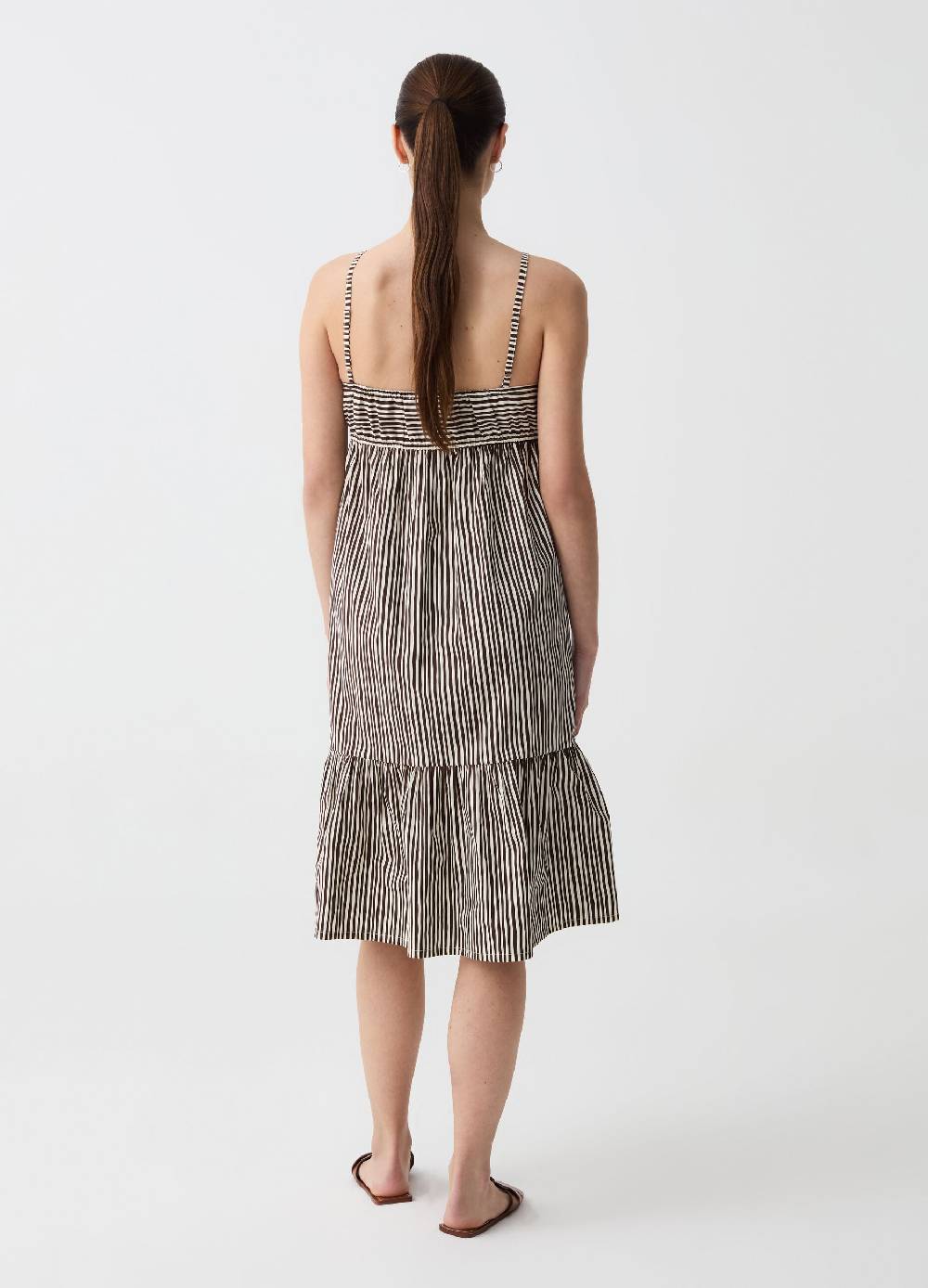 Ovs Vestito midi con balza Vendita Economica