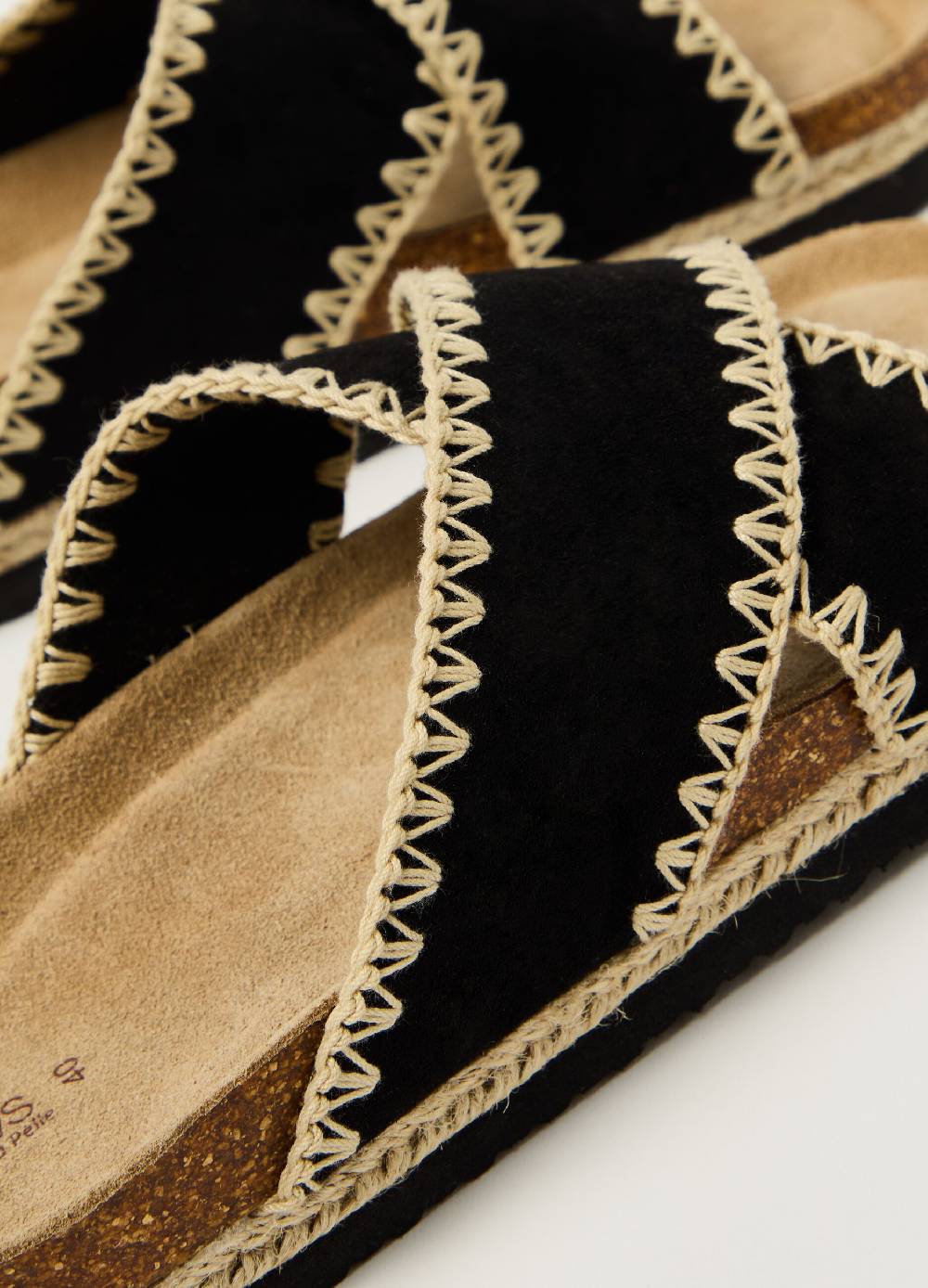 Ovs Ciabatte a fascia in suede Moda