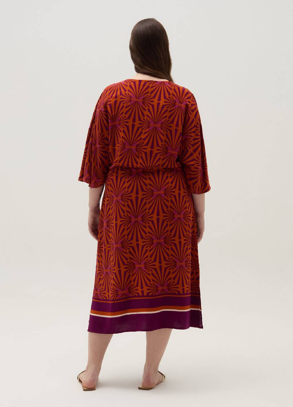 Ovs Vestito lungo stampato in viscosa Curvy Italia