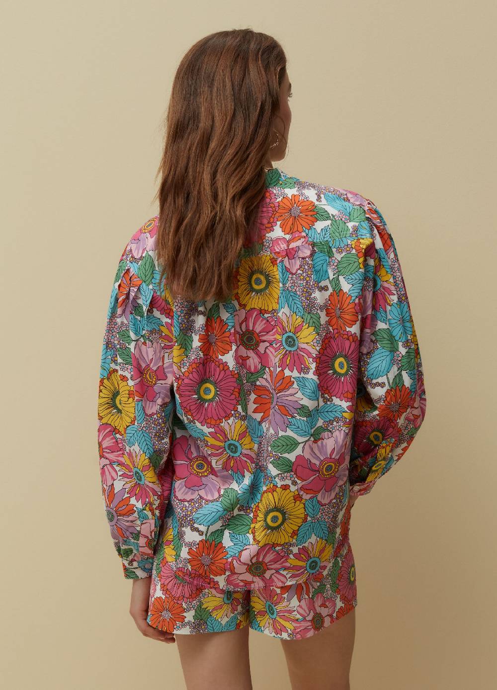 Ovs Camicia in cotone con stampa a fiori Nuovo