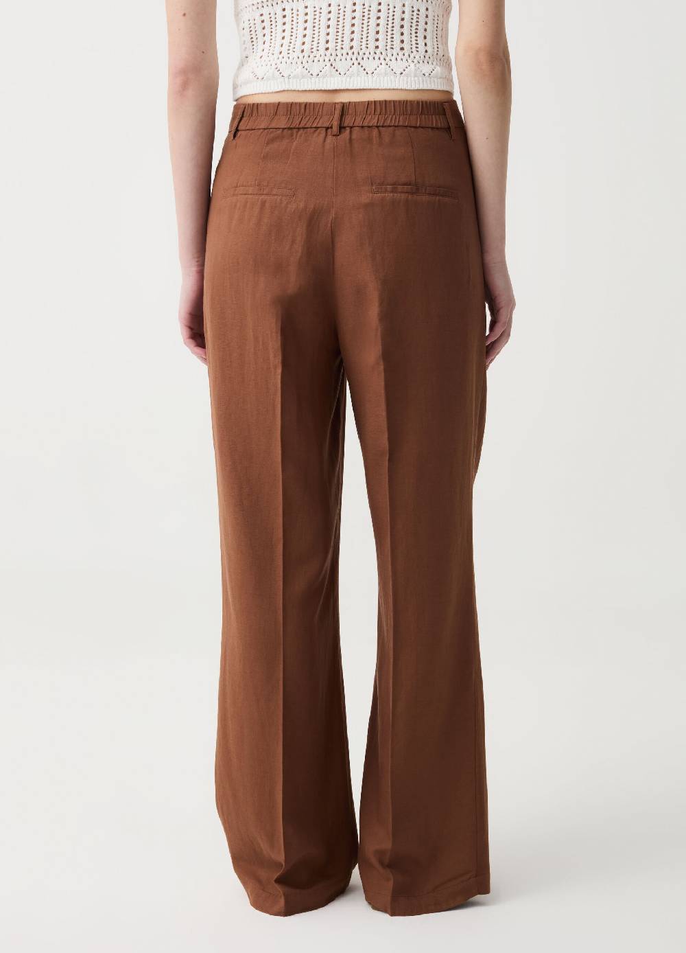 Ovs Pantalone wide leg con pinces Consegna Veloce