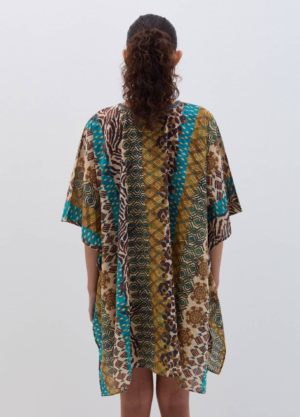 Ovs Kimono aperto copri costume stampa esotica Presa