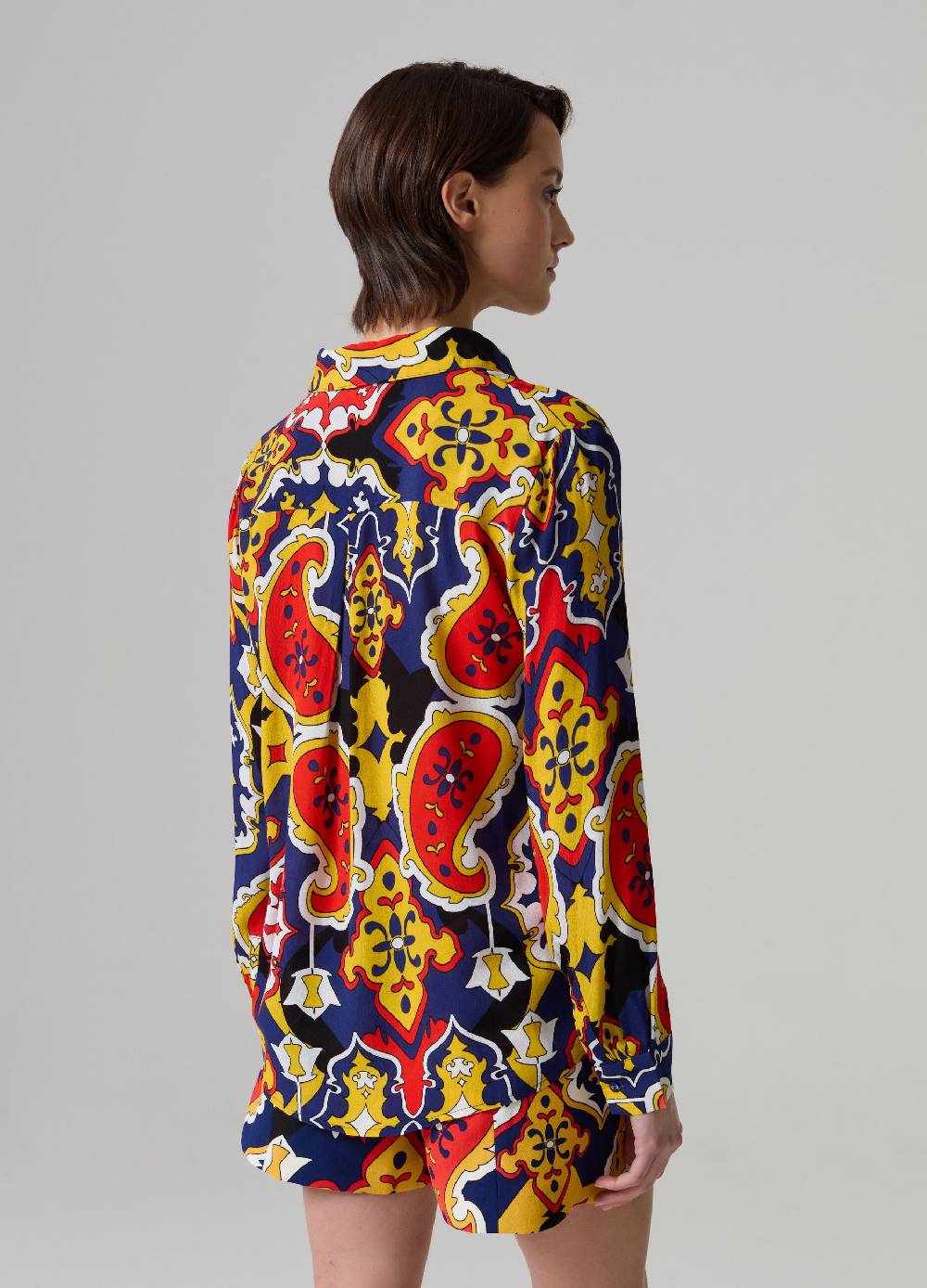 Ovs Camicia in crêpe con stampa all-over In Vendita