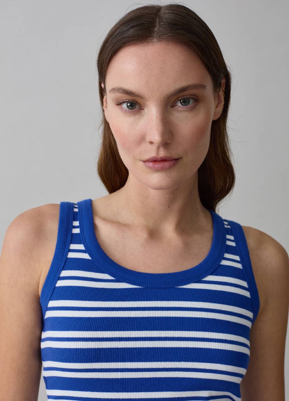 Ovs Tank top a costine fantasia a righe Offerte