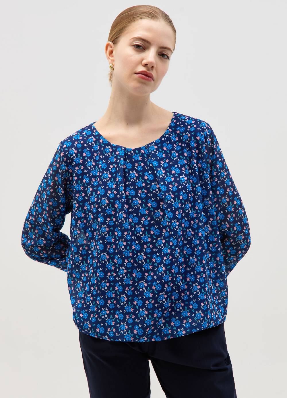 Ovs Blusa con stampa a fiorellini Moda