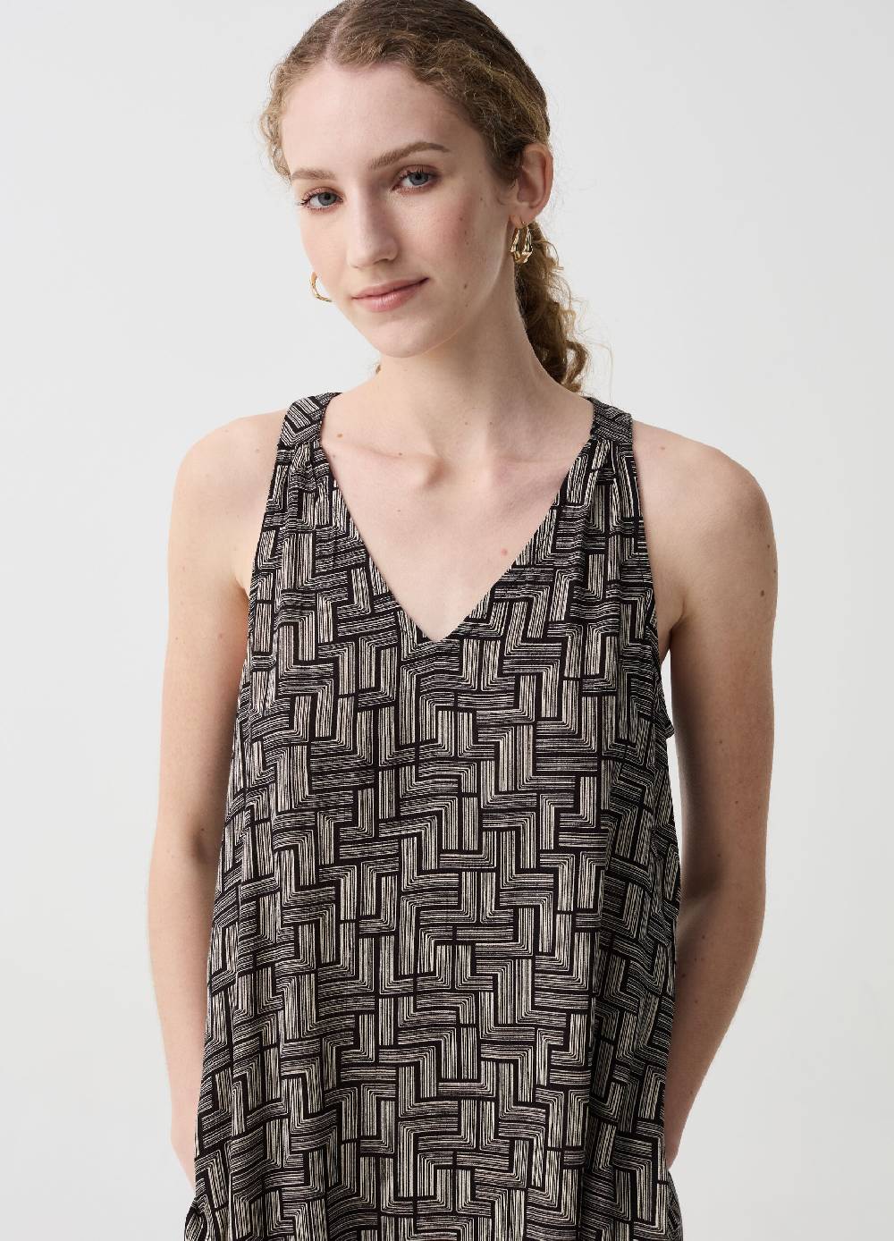 Ovs Vestito corto con stampa all-over Vendita