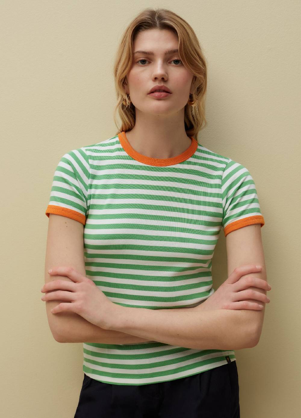 Ovs T-shirt in cotone Supima a righe Fino Al -60%
