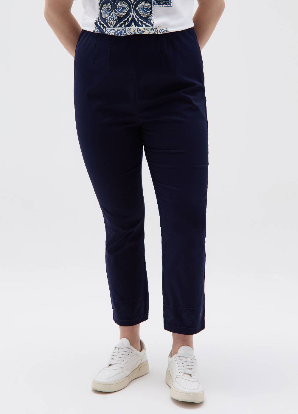 Ovs Pantalone a sigaretta con sangallo Curvy Sottocosto