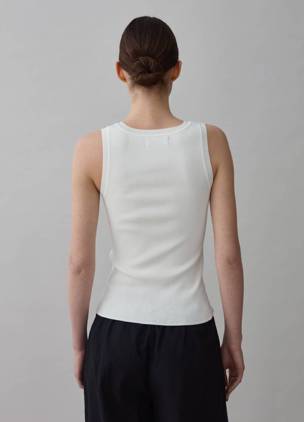 Ovs Tank top a costine con scollo rotondo Economico