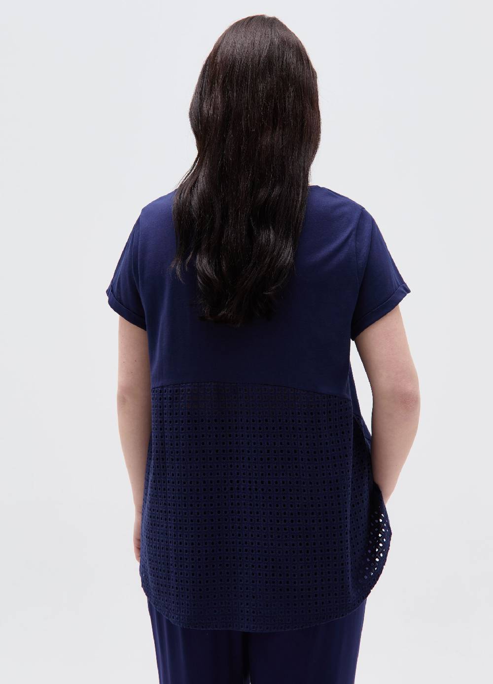 Ovs T-shirt con inserto traforato Curvy Shopping Online