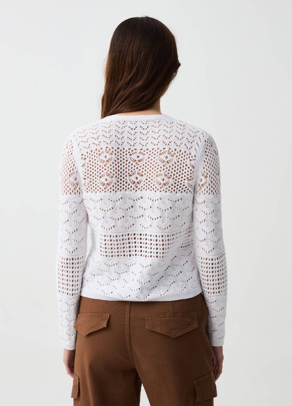 Ovs Cardigan multi popcorn stitch con laccetto Convenienza