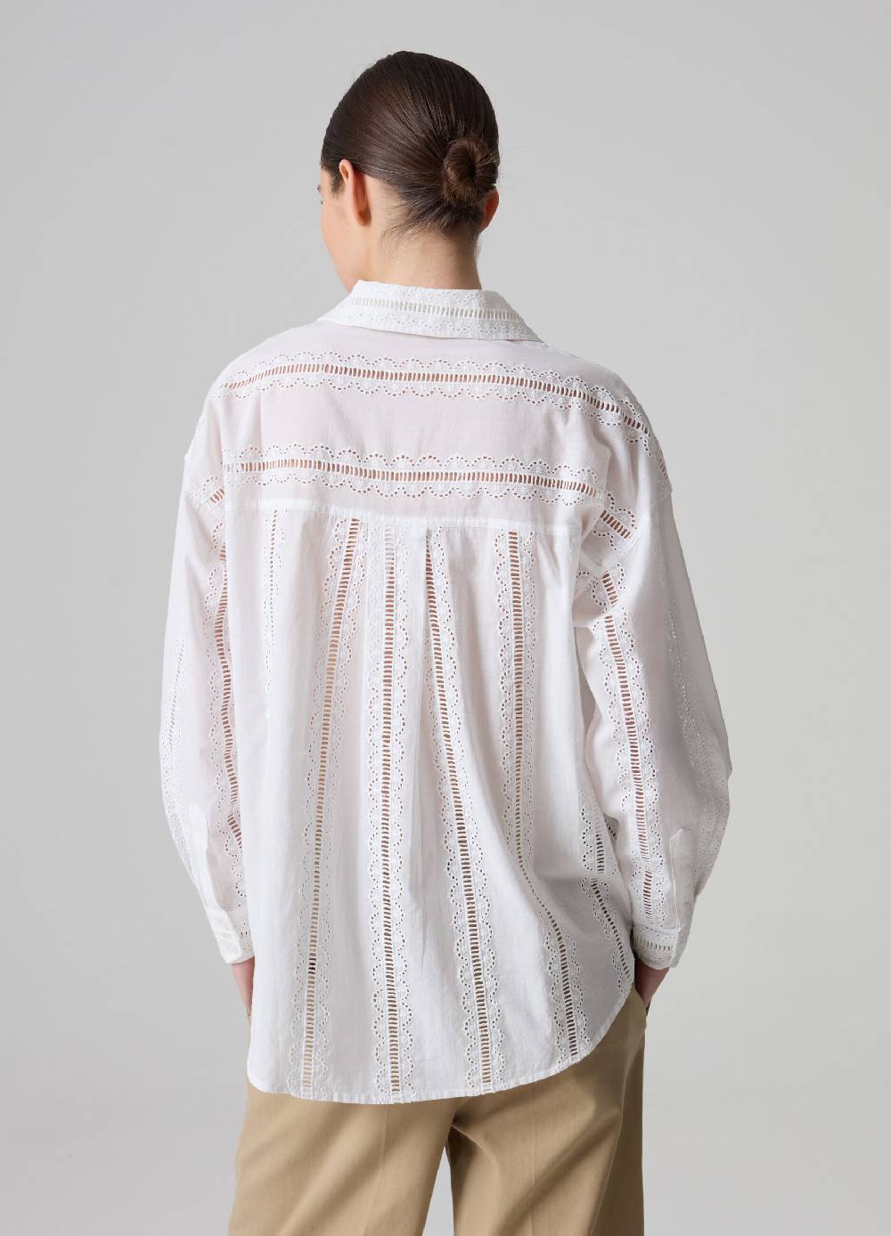 Ovs Camicia over con dettagli traforati e sangallo Novità