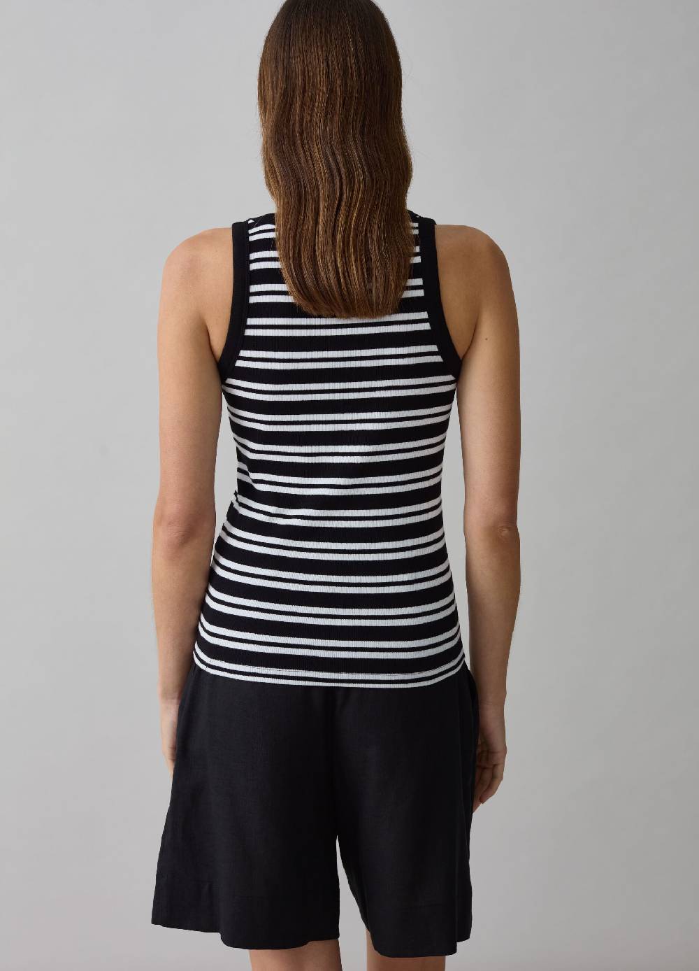 Ovs Tank top a costine fantasia a righe Sconto