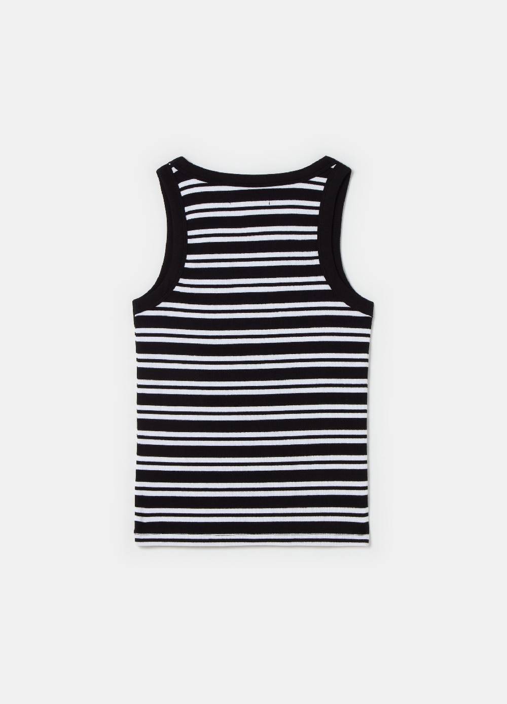 Ovs Tank top a costine fantasia a righe Sconto