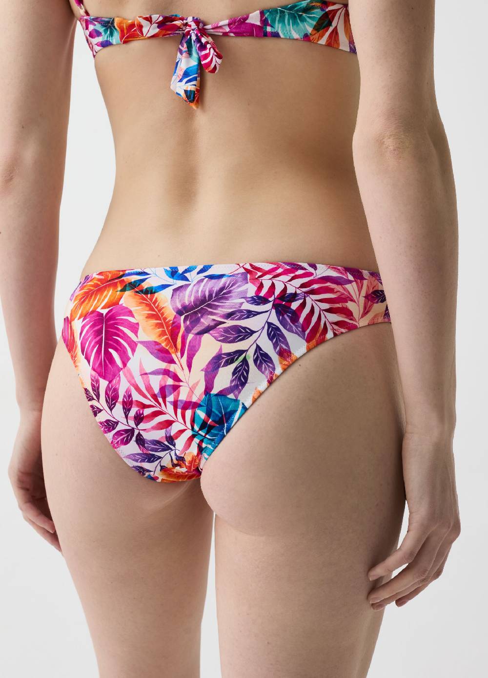 Ovs Slip bikini con fascette stampa foliage Sconti VIP