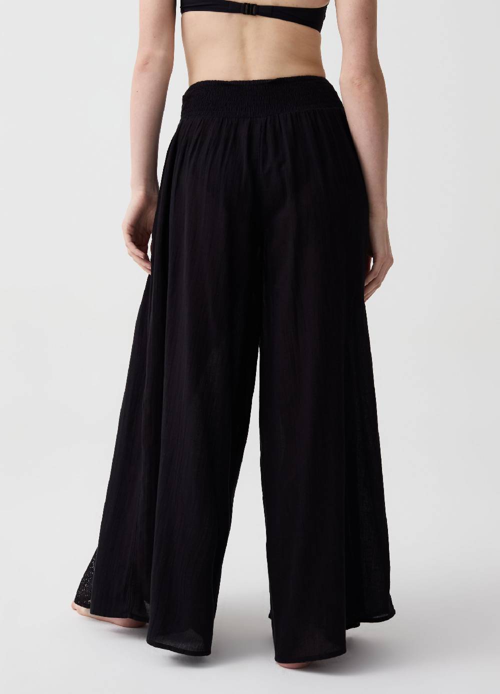 Ovs Pantalone copri costume wide leg in pizzo Fino al 60% di sconto