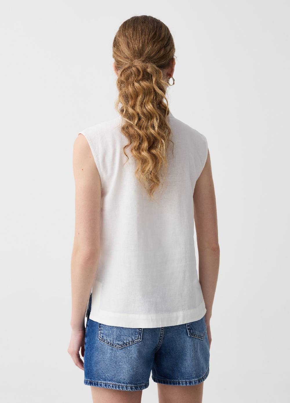 Ovs Blusa smanicata con scollo serafino Fino al 65% di sconto