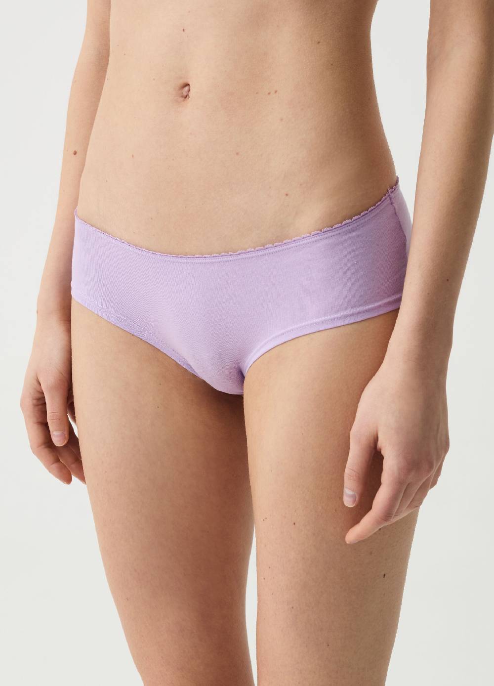 Ovs Set cinque culotte in cotone bio stretch Sostegno trimestrale