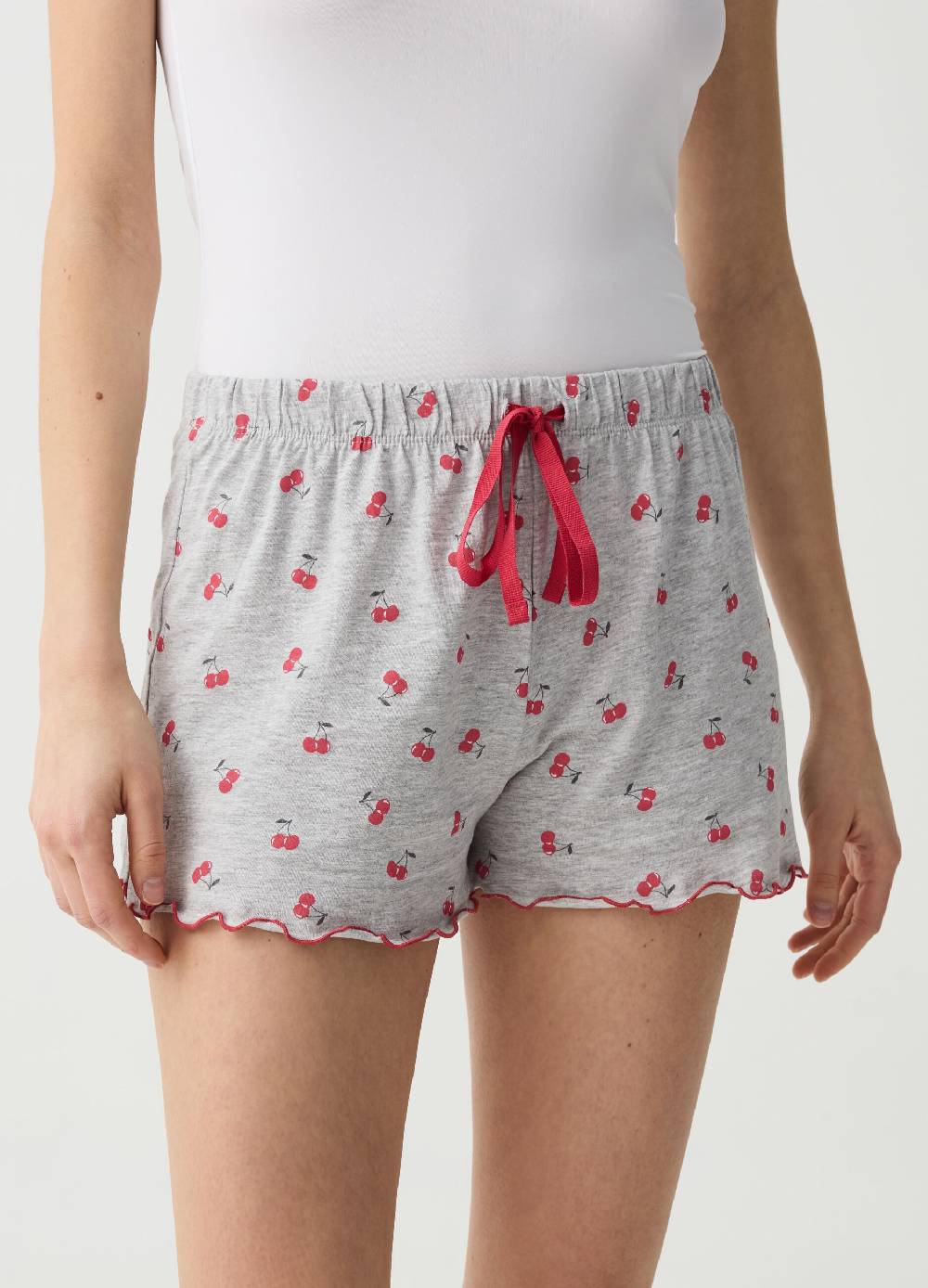 Ovs Shorts pigiama con stampa ciliegie In vendita