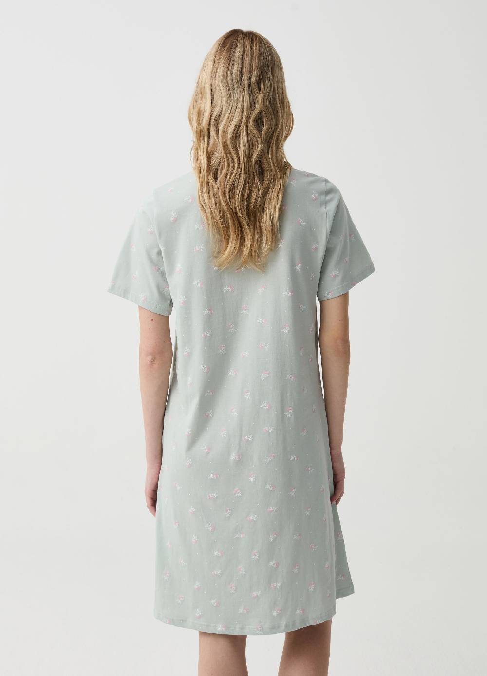 Ovs Camicia da notte in cotone bio fantasia 2025