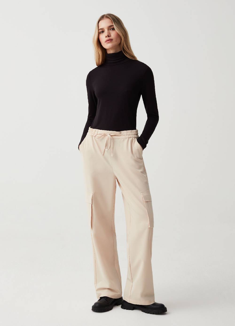 Ovs Joggers cargo in viscosa sostenibile In Linea