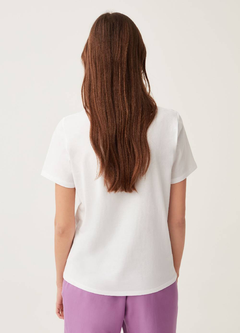 Ovs T-shirt in cotone con stampa fiori Qualità Garantita