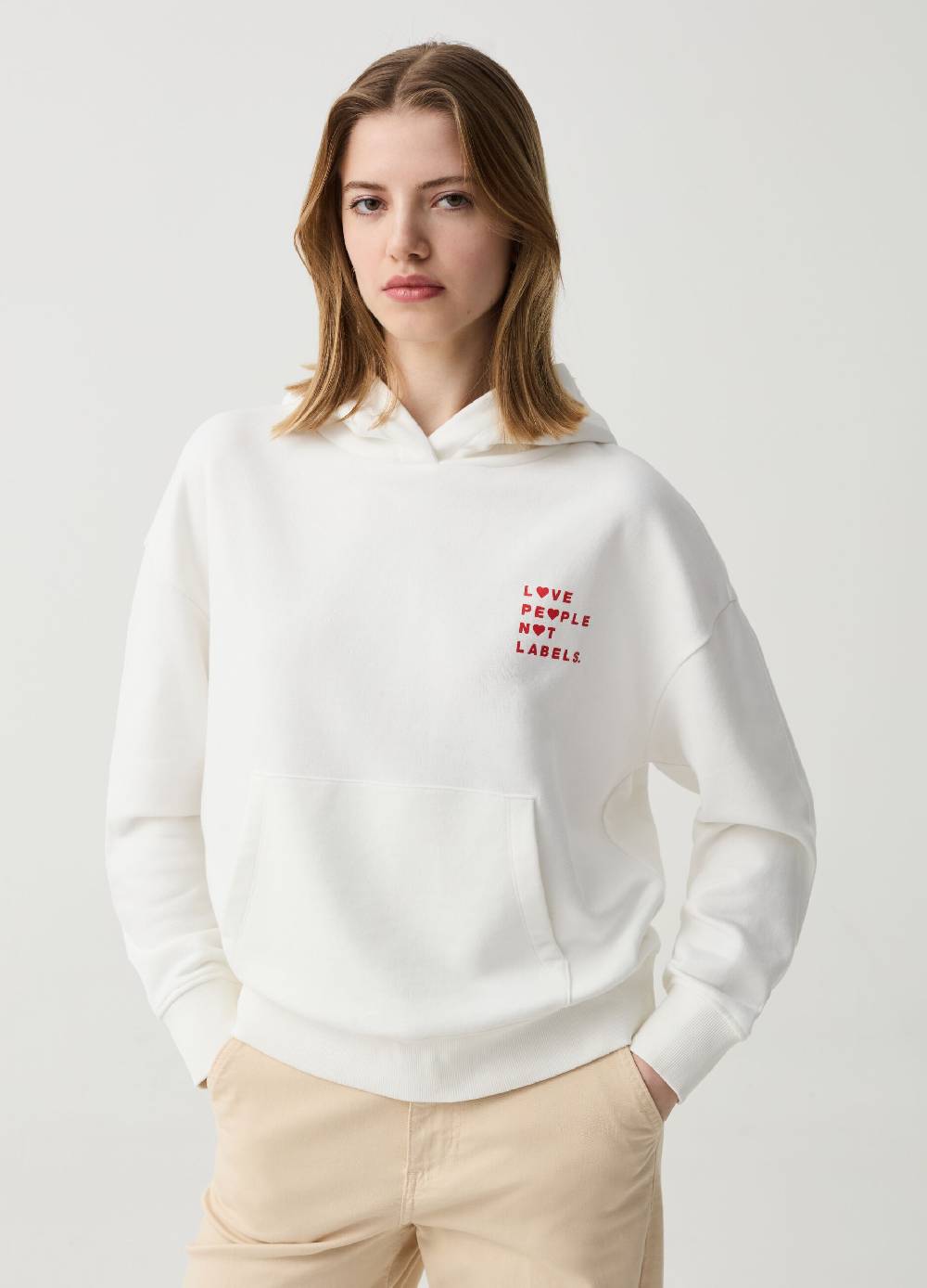 Ovs Felpa con cappuccio stampa Shopping Online