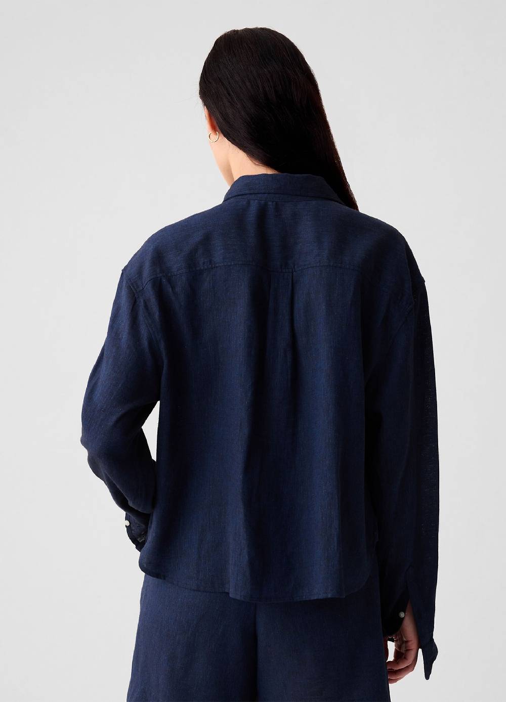 Ovs Camicia over cropped in lino Sottocosto