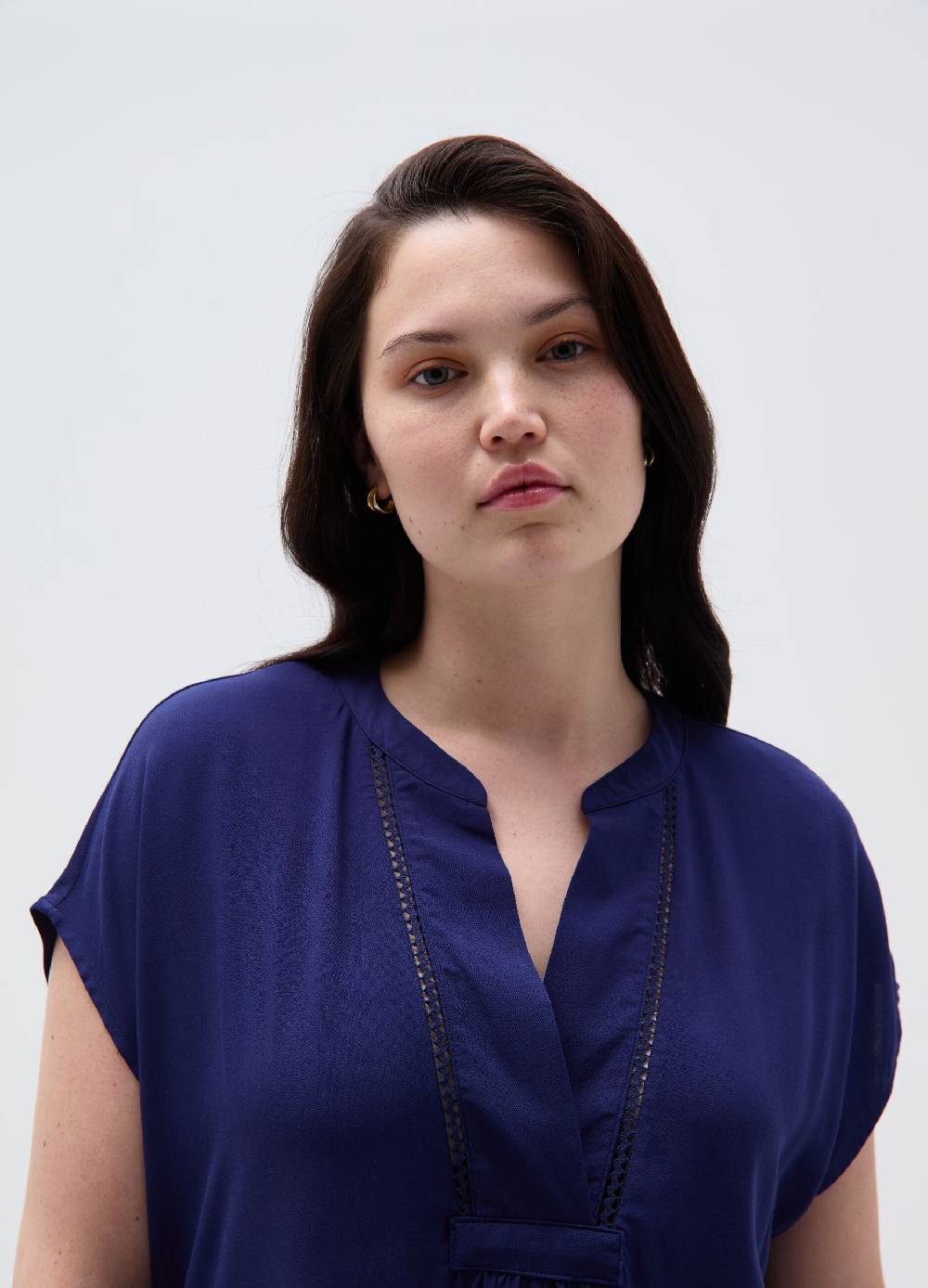Ovs T-shirt con profilo traforato Curvy Offerte