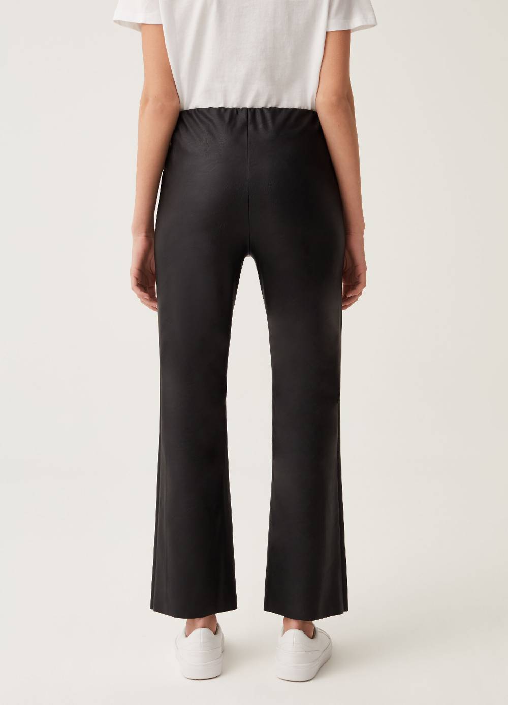 Ovs Pantaloni flare fit effetto lucido Latest fashion