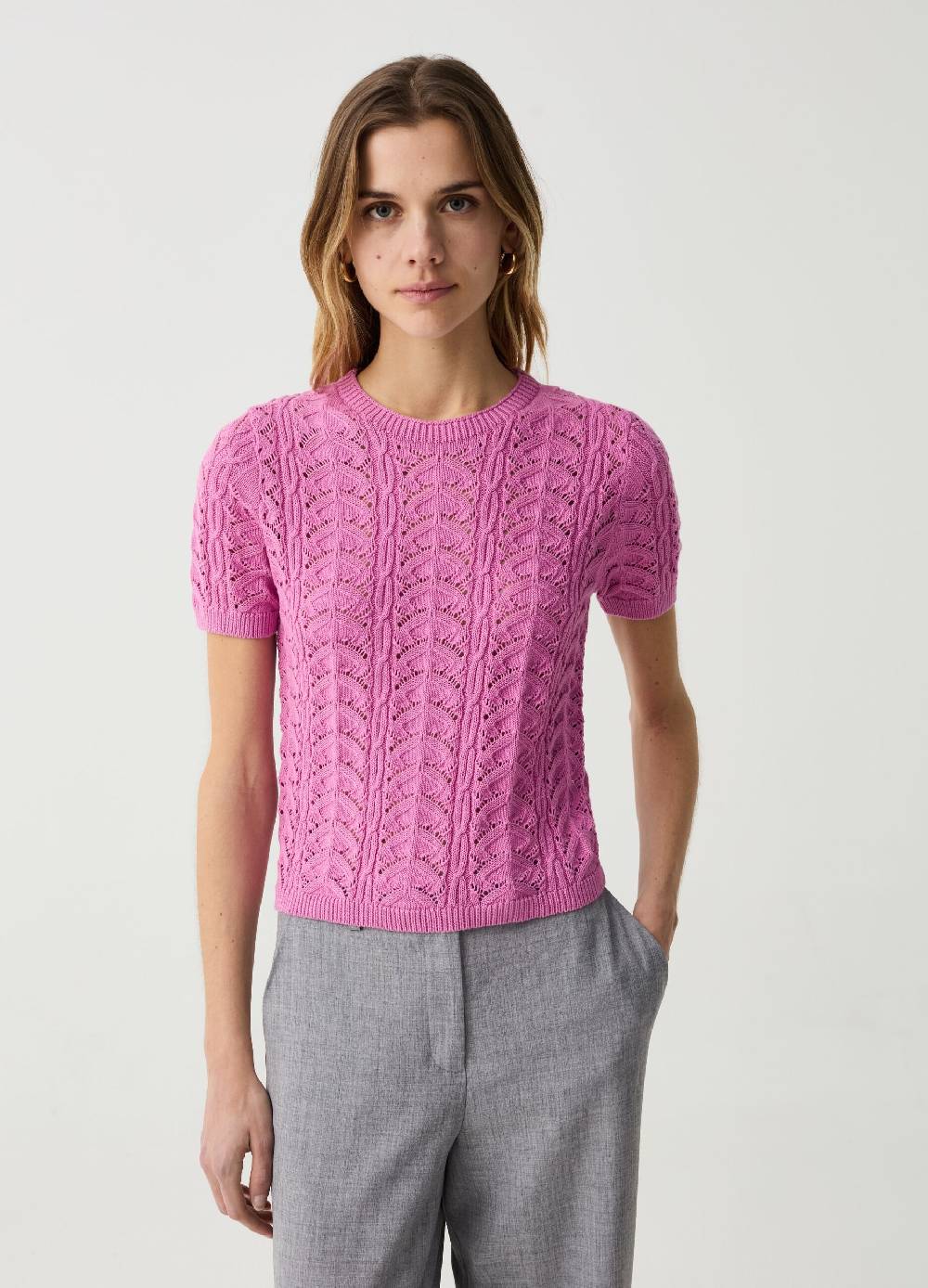 Ovs Maglia crochet a maniche corte Grandi sconti