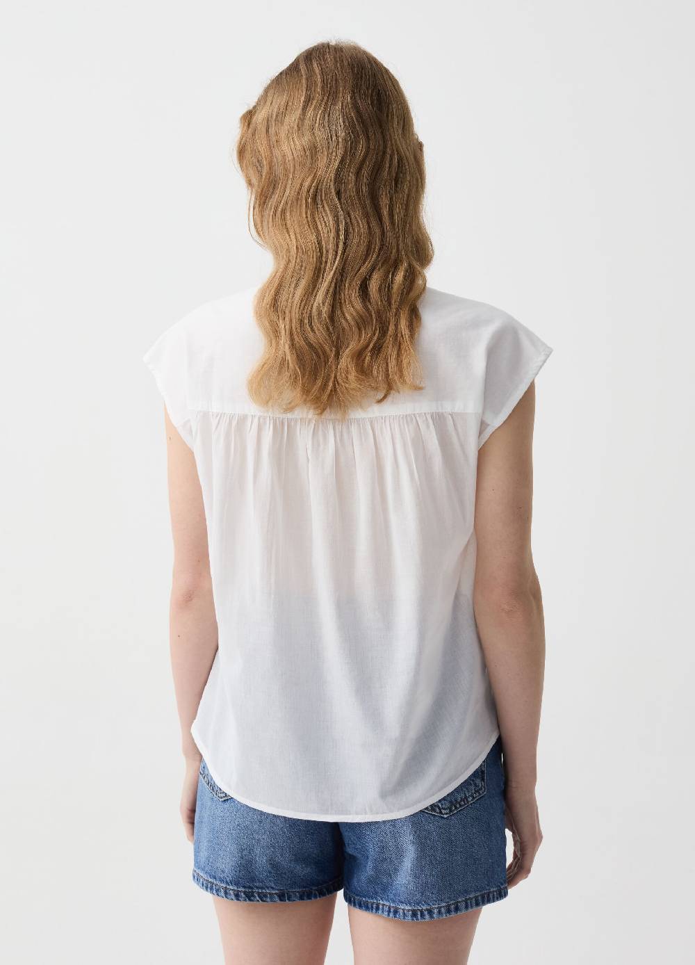 Ovs Blusa smanicata con scollo serafino Bestseller