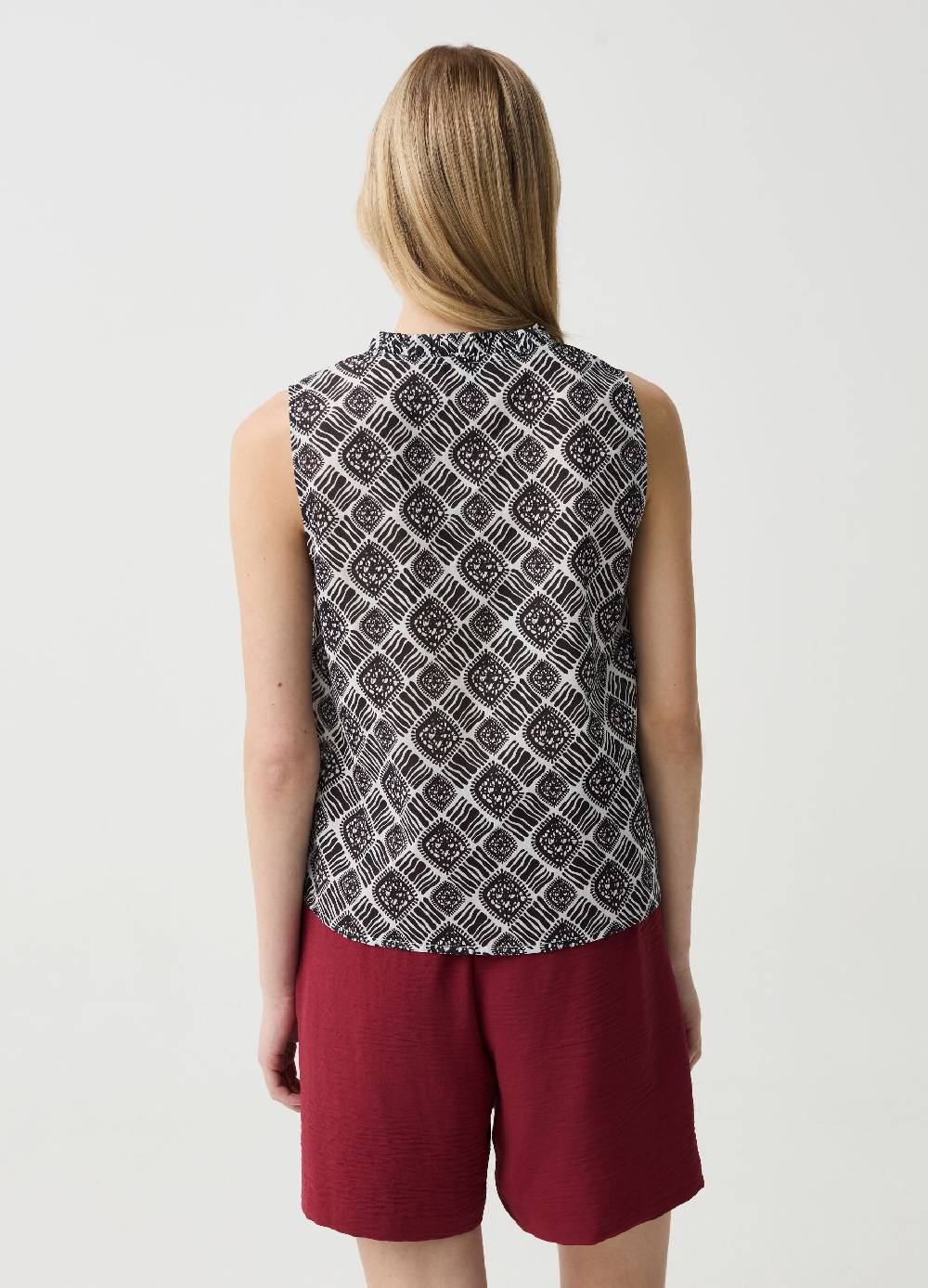 Ovs Blusa scollo a V con rouche Enormi risparmi